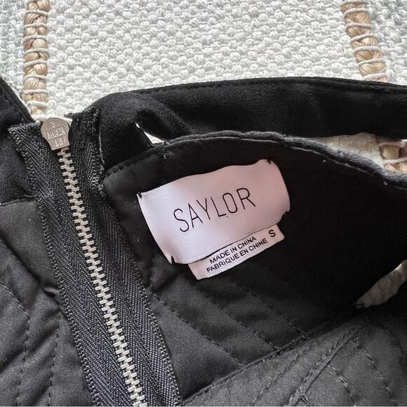 Saylor Black Coral Embellished Sleeveless Mini Dress Women’s Size Small - Picture 10 of 11